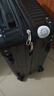 SOO行李箱小型登機箱男出差短途女旅行拉桿箱密碼皮箱杯架黑色20英寸 曬單實(shí)拍圖