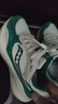 Saucony索康尼MARSHAL率途 ICON復古跑鞋通勤緩震運動(dòng)休閑鞋 米綠3 37 曬單實(shí)拍圖