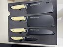 OOU刀具套裝家用廚房切菜刀德國鋼材刀具全套廚具套裝【白鯨】抗菌率99.9%抗氧防銹7件套白 曬單實(shí)拍圖