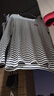 初申春秋長(cháng)袖T恤女經(jīng)典條紋百搭圓領(lǐng)單穿內搭棉質(zhì)打底衫上衣S43T125 曬單實(shí)拍圖