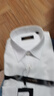 雅戈爾（YOUNGOR）25新品純色DP免燙襯衫棉質(zhì)抗皺易打理長(cháng)袖襯衫男 白色 40 曬單實(shí)拍圖