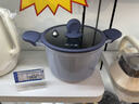炊大皇 微壓湯鍋湯蒸燉鍋蒸鍋雙耳煮粥煮面 麥飯石色超輕 電磁爐通用22 曬單實(shí)拍圖