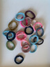 高彈力無(wú)接縫發(fā)圈不傷發(fā)新款海鹽藍多巴胺皮筋扎頭發(fā)頭繩高馬尾 多巴胺混裝【20條】五顏六色 曬單實(shí)拍圖