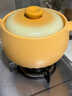 景德鎮非遺砂鍋家用耐高溫干燒不裂燃氣灶燉湯煲仔飯湯鍋沙鍋石鍋 【漸變陶瓷煲】黃色 4.5L 4500ml 曬單實(shí)拍圖