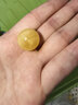 石玥珠寶收藏級天然原礦蜜蠟單珠散珠配飾滿(mǎn)蜜雞油黃妖花白花蜜17-18mm 曬單實(shí)拍圖