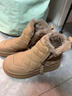 回力洞保暖雪地靴女款2025新款冬季加絨加厚防滑防水雪地棉女冬棉鞋短靴 卡其色 加絨 【偏小半碼，建議拍大一碼】 38 (240mm) 【運費險】 曬單實(shí)拍圖