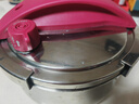 凌豐高壓鍋家用防爆不銹鋼壓力鍋小型多功能迷你單手開(kāi)合燃氣電磁爐用 曬單實(shí)拍圖