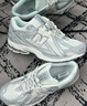 NEW BALANCE NB 1906R復古潮流減震防滑耐磨透氣低幫休閑跑步鞋 男女同款 白銀色 M1906REE 37 （腳長(cháng)22.5cm） 曬單實(shí)拍圖