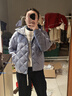 優(yōu)衣庫女裝PUFFTECH空氣棉服連帽外套/25秋冬新款478571 63 天藍色 M 曬單實(shí)拍圖
