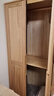 源氏木語(yǔ)實(shí)木衣柜臥室橡木對開(kāi)門(mén)儲物柜簡(jiǎn)約原木兩門(mén)三門(mén)四門(mén)衣櫥 (原木色)0.8米雙門(mén)衣柜(掛衣款) 曬單實(shí)拍圖