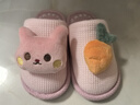 科巢兒童亞麻拖鞋夏季春秋室內防滑防臭寶寶幼兒園男童女童四季居家 【升級包頭款】貝納希小兔 15 (適合腳長(cháng)14cm丨1.5-2歲) 曬單實(shí)拍圖