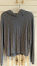 優(yōu)衣庫【狂歡價(jià)】女裝可機洗紐花針織連帽套頭衫/478871 06 鉛灰色 XL /165/92 曬單實(shí)拍圖