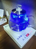 益茶福全自動(dòng)上水電熱水壺茶臺燒水壺飲水燒水一體機玻璃底部上水單壺茶幾煮茶壺保溫泡茶壺開(kāi)水壺煲水壺 1L 藍光玻璃壺ZC-S516套裝 曬單實(shí)拍圖