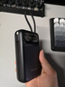 羽博（Yoobao）【3C認證可上飛機】充電寶20000毫安超級快充自帶線(xiàn)移動(dòng)電源大容量適用蘋(píng)果安卓華為小米手機平板 黑色【22.5W超級快充丨雙線(xiàn)快充】 曬單實(shí)拍圖