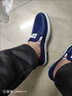 葉余新款老北京鞋男牛仔帆鞋男鞋一腳蹬懶人鞋防滑耐磨休閑鞋板鞋 F22-牛津底藍色 39 曬單實(shí)拍圖