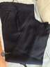 帝賓澤大碼西褲男加肥加大商務(wù)正裝胖子寬松直筒黑色西裝長(cháng)褲 藏青色6XL 曬單實(shí)拍圖