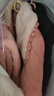 芬騰【三層加厚夾棉】睡衣女冬季保暖抗靜電純色可外穿家居服套裝 J98350711芙蓉粉 M 建議：90-110斤 曬單實(shí)拍圖
