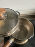 OOU雪平鍋一人食日式小鍋 家用不銹鋼不粘鍋輔食鍋熱牛奶煮泡面湯鍋 雪平鍋（含蒸籠） 18cm 曬單實(shí)拍圖