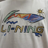 李寧短袖T恤文化衫男子LOGO字母印花圓領(lǐng)運動(dòng)服AHSU745 曬單實(shí)拍圖