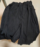 棉致冰絲高腰闊腿短褲女夏季薄款2025新款寬松中褲五分褲休閑褲子女 1560黑色【高品質(zhì)18.5】 XL 110-120斤 曬單實(shí)拍圖