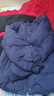 羅蒙兒童羽絨服校園服內膽男童女童秋冬季輕薄保暖內穿大童 藏青 140 曬單實(shí)拍圖