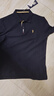 THOM BKDINR純棉長(cháng)袖t恤男士高端刺繡polo.衫春秋新款寬松休閑翻領(lǐng)上衣打底衫 藏青【100%全棉/抗皺/抗起球】 M /165碼 【推薦90-115斤】 曬單實(shí)拍圖