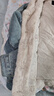 森馬（Semir）牛仔外套女拼接仿兔毛翻領(lǐng)寬松港風(fēng)冬季落肩夾棉夾克103724108001 曬單實(shí)拍圖