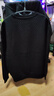 GXG男裝圓領(lǐng)衛衣雙色絞花提花長(cháng)袖上衣內搭 黑色 180/XL 曬單實(shí)拍圖