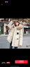 雅鹿短款羽絨服女2025新款時(shí)尚派克加厚保暖大毛領(lǐng)連帽秋冬外套 曬單實(shí)拍圖