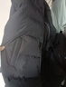 安踏六度芯羽絨服丨中長(cháng)款運動(dòng)羽絨服男裝春季新款鴨絨保暖外套 基礎黑-3 M (男170) 曬單實(shí)拍圖