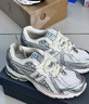 NEW BALANCE NB 1906R復古潮流減震防滑耐磨透氣低幫休閑跑步鞋 男女同款 白銀色 M1906REE 37.5 （腳長(cháng)23cm） 曬單實(shí)拍圖
