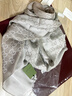 古馳（GUCCI）男女同款經(jīng)典雙G雙面印花流蘇爆款圍巾淺駝色 165904 3G646 9500 曬單實(shí)拍圖