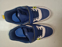 男童鞋2025秋款雙網(wǎng)透氣兒童魔術(shù)帖運動(dòng)鞋軟底輕便中小學(xué)生跑步鞋 深藍色 皮面 KSD8938 34 曬單實(shí)拍圖