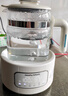 摩飛電器（Morphyrichards）恒溫水壺全玻璃養生壺家用燒水壺多段控溫電熱水壺極速風(fēng)冷沖奶泡奶機MR5602 1.2L 椰奶白 曬單實(shí)拍圖