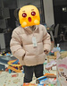 優(yōu)衣庫童裝男童女童蓬松羽絨茄克外套夾克羽絨服25秋冬新款478148 10 水粉色 120 曬單實(shí)拍圖