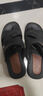 回力休閑涼鞋男款居家拖鞋戶(hù)外兩穿沙灘舒適透氣簡(jiǎn)約HL3338黑42碼 曬單實(shí)拍圖