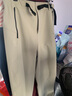 蕉內熱皮503+＋系錐形女士休閑褲直筒保暖防潑水運動(dòng)褲 淺樺木 XL 曬單實(shí)拍圖