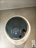 小吉（MINIJ）3kg壁掛洗衣機洗烘一體迷你滾筒洗衣機防跌落母嬰內衣洗衣機 奶酪白 V6-XNB 曬單實(shí)拍圖