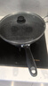 蘇泊爾（SUPOR）炒鍋麥飯石色不粘鍋炒菜鍋平底煎蛋鍋燃氣電磁爐通用 配鍋蓋+木鏟 32cm 曬單實(shí)拍圖