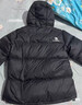 駱駝（CAMEL）熾云羽絨服男女冬季連帽防潑防風(fēng)鴨絨保暖情侶面包服 M34CR07674B 曬單實(shí)拍圖