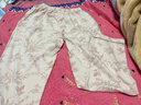 都市麗人女士睡衣女100%純棉長(cháng)袖長(cháng)褲寬松舒適秋季家居服可外穿 粉色 L 曬單實(shí)拍圖