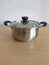 蒂洛克湯鍋304不銹鋼加厚家用蒸煮泡面雙耳小鍋蒸鍋專(zhuān)用燃氣電磁爐煮鍋 【304不銹鋼】 20cm 正304不銹鋼 曬單實(shí)拍圖