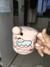 可愛(ài)fufu生日蛋糕馬克杯帶蓋勺陶瓷杯送女生高顏值有意義生日禮物 【禮盒裝】奶酪杯+蓋+勺1個(gè)350ml 曬單實(shí)拍圖