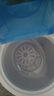 長(cháng)虹半全自動(dòng)雙桶缸洗衣機家用小型租房迷你洗脫一體極速甩干抑菌 4.5KG孔雀藍+加厚防爆不銹鋼甩桶 曬單實(shí)拍圖