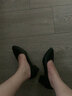 津炳勝空姐工作鞋女久站不累腳粗跟軟底單鞋酒店銀行工鞋職業(yè)正裝皮鞋 空姐職業(yè)禮儀專(zhuān)用鞋【粗跟5cm】 37 (235mm) 【腳寬大拍大一碼】 曬單實(shí)拍圖