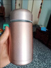 希諾（heenoor）情侶對杯直飲保溫水杯小巧304不銹鋼保溫杯可愛(ài)便攜大肚杯禮品杯 金色 300mL 曬單實(shí)拍圖