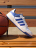 adidas ENTRAP美式校園風(fēng)運動(dòng)少年感復古籃球風(fēng)板鞋男女阿迪達斯 白/藍   38 曬單實(shí)拍圖