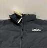 adidas 通勤羽絨服休閑長(cháng)款鴨絨男女秋冬新款阿迪達斯官方輕運動(dòng)   黑色   S 曬單實(shí)拍圖