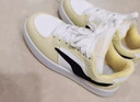 百麗踏原創(chuàng  )加絨面包鞋女復古百搭運動(dòng)休閑板鞋女2026秋冬新款防滑女鞋 白黃色加棉 加絨 【升級款專(zhuān)柜版】 37 (235mm) 【標準尺碼】 曬單實(shí)拍圖