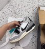 邁圖羅莆田AJ312 低幫復古男女同款透氣運動(dòng)籃球鞋學(xué)生百搭緩震休閑板鞋 AJ312-白灰 40 【標準尺碼】 曬單實(shí)拍圖